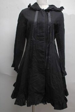 画像1: MAM MAXICIMAM / スプリングコート  黒 S-25-06-04-023-PU-CO-AS-ZS