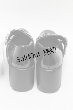 画像3: Lovely Tency / 眞白ありすコラボ厚底ローファー L 黒 S-25-06-04-002-LO-SH-HR-ZS