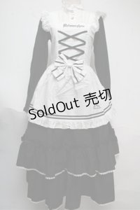 metamorphose / Clan chateauワンピース  黒ｘ白 S-25-06-04-025-ME-OP-AS-ZS