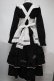 画像2: metamorphose / Clan chateauワンピース  黒ｘ白 S-25-06-04-025-ME-OP-AS-ZS (2)
