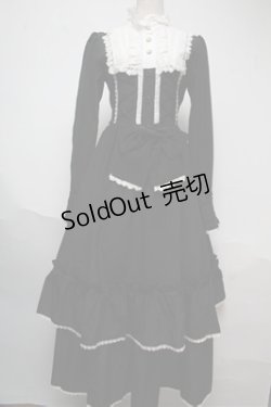 画像4: metamorphose / Clan chateauワンピース  黒ｘ白 S-25-06-04-025-ME-OP-AS-ZS