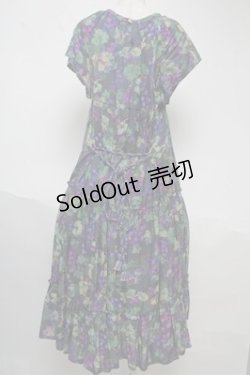 画像2: Jane Marple Dans Le Salon / Grape palaceティアードドレス  紺 S-25-06-04-029-JM-OP-AS-ZS