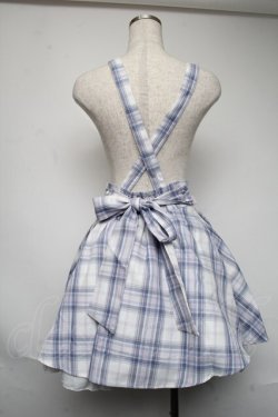 画像2: Amavel / Dreaming Ribbonサイドプリーツチェックスカート  ブルーｘピンク S-25-06-05-055-CA-SK-HR-ZS