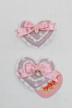 画像1: BABY,THE STARS SHINE BRIGHT / Milky sodaなmy lovely heroineドットクリップ  ピンク S-25-06-05-007-BA-AC-HR-ZS