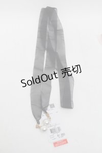 axes femme / オーガンジマルチリボン  黒 S-25-06-05-011-AX-AC-AS-ZS