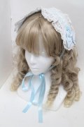 BABY,THE STARS SHINE BRIGHT / シェリルレーシィヘッドドレス  サックス S-25-06-05-013-BA-AC-HR-ZS