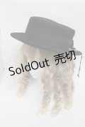metamorphose / フェルトカンカン帽  黒 S-25-06-05-017-ME-AC-HR-ZS
