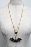 Angelic Pretty / Angelic Batネックレス  黒 S-25-06-05-019-AP-AC-AS-ZS