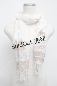 axes femme / 薔薇プリントストール   S-25-06-05-020-AX-ZA-HR-ZS