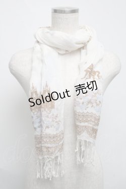 画像1: axes femme / 薔薇プリントストール   S-25-06-05-020-AX-ZA-HR-ZS