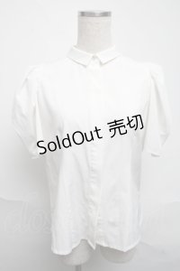 an another angelus / タックパフスリーブシャツ  オフ S-25-06-05-021-CA-BL-AS-ZS