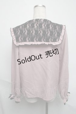 画像2: MA*RS / レース襟ブラウス  ピンク S-25-06-05-023-EL-BL-HR-ZS
