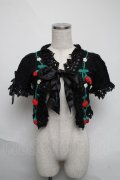 Angelic Pretty / いちごニットボレロ  黒 S-25-06-05-026-AP-TO-HR-ZS