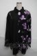 画像1: TRAVAS TOKYO / 昇華シャツ  黒ｘ紫 S-25-06-05-028-PU-TO-HR-ZS (1)