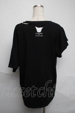 画像2: REFLEM / クロミプリントビッグTシャツ  黒 S-25-06-05-029-PU-TO-HR-ZS