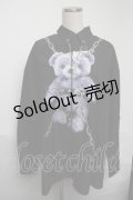 Amilige / Tied Bearシャツ  黒ｘ紫 S-25-06-05-030-PU-TO-HR-ZS
