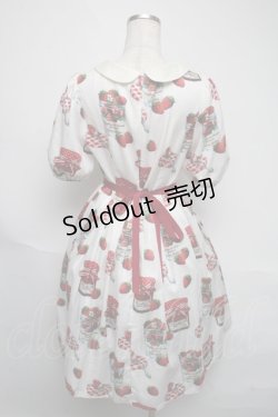 画像2: Leur Getter / Strawberry Confiture袖付ワンピース  オフ S-25-06-05-033-LU-OP-HR-ZS