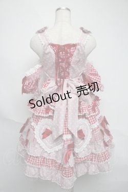 画像2: BABY,THE STARS SHINE BRIGHT / Milky sodaなmy lovely heroineジャンパースカート  ピンク S-25-06-05-037-BA-OP-HR-ZS