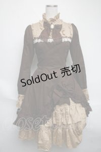 Mary Magdalene / プティフールドレス  ブラウン S-25-06-05-043-CL-OP-HR-ZS