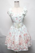 LIZ LISA / 花柄シフォンチュニック  ブルー S-25-06-06-045-LO-TO-AS-ZS
