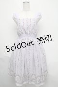 axes femme POETIQUE / うさぎ柄シフォンワンピース  ラベンダー S-25-06-06-049-AX-OP-HR-ZS