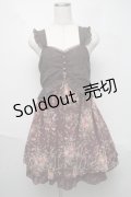 axes femme / キャミ重ねチュニック  ワイン S-25-06-06-054-AX-OP-HR-ZS