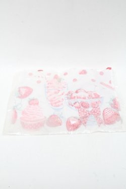 画像2: Angelic Pretty / Strawberry Parlourランチョンマット  白 S-25-06-06-001-AP-ZA-AS-ZS