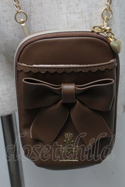 画像1: m petit by misako / NINA’S コラボショルダーバッグ  ブラウン S-25-06-06-014-LO-BG-AS-ZS