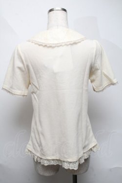 画像2: axes femme / ブローチ付きロマンティックプルオーバー  キナリ S-25-06-06-022-AX-TO-HR-ZS