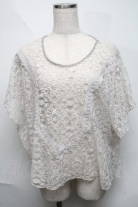 axes femme / 総レースアンサンブル  白 S-25-06-06-024-AX-TO-HR-ZS