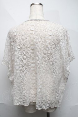 画像2: axes femme / 総レースアンサンブル  白 S-25-06-06-024-AX-TO-HR-ZS
