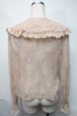 画像2: axes femme / 総レースブラウス  ベージュ S-25-06-06-026-AX-TO-HR-ZS