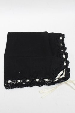 画像2: Moi-meme-Moitie / 燭台刺繍ハンカチ  黒 S-25-06-06-003-MO-ZA-AS-ZS