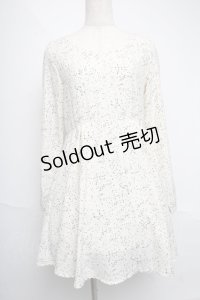 E hyphen world gallery / 星座柄ワンピース F アイボリー S-25-06-07-006-LO-OP-SZ-ZS