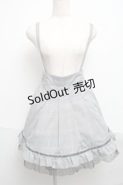画像1: MA*RS / グレンチェックスカート  グレー S-25-06-07-054-EL-SK-AS-ZS