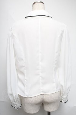 画像2: Innocent World White / リボンタイ付きブラウス  白 S-25-06-07-009-IW-BL-AS-ZS