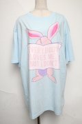 MILKBOY / HATE BUNNY　TEE L サックス S-25-06-07-002-MB-TS-AS-ZS