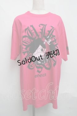 画像1: QOOZA / QOOZA×地元最高コラボ/●ちゃんTシャツ  ピンク S-25-06-07-015-GO-TO-AS-ZS