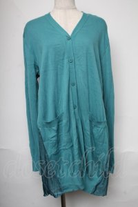 HYSTERIC GLAMOUR / プリントロングカーディガン  ブルー S-25-06-07-018-PU-TO-HR-ZS
