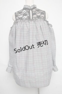 画像2: MA*RS / チェックワンピース  グレー S-25-06-07-019-EL-OP-AS-ZS