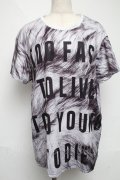 BLACK MORAL / プリントTシャツ   S-25-06-07-003-PU-ZA-HR-ZS