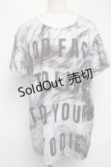 BLACK MORAL / プリントTシャツ   S-25-06-07-003-PU-ZA-HR-ZS
