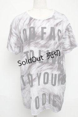 画像1: BLACK MORAL / プリントTシャツ   S-25-06-07-003-PU-ZA-HR-ZS