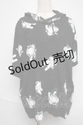 monomania / よだれベアーパーカー  黒 S-25-06-07-023-PU-TO-AS-ZS