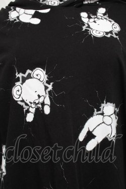 画像3: monomania / よだれベアーパーカー  黒 S-25-06-07-023-PU-TO-AS-ZS