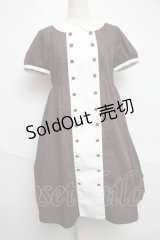 ネバアランド / カフェ・ワンピース  ココア S-25-06-07-029-LO-OP-HR-ZT427