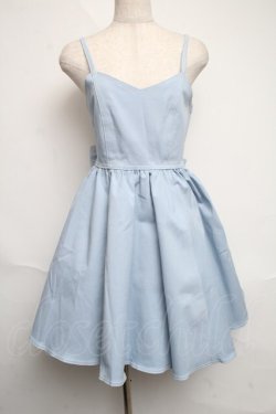 画像1: lilLilly / バックリボンデニムワンピース  サックス S-25-06-07-037-LO-OP-AS-ZS