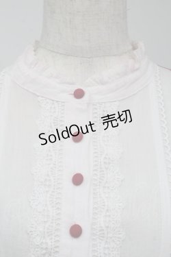 画像3: axes femme / トロワリュバンティアードワンピース  エンジ S-25-06-09-049-AX-OP-HR-ZS