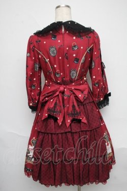 画像2: Angelic Pretty / Princess Catワンピース  ボルドー S-25-06-09-050-AP-OP-HR-ZS