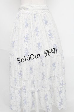 画像2: axes femme / すみれ×すずらん柄スカート  オフ S-25-06-09-057-AX-SK-AS-ZI